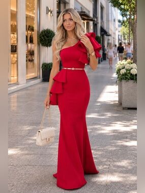 Gorgeous plus size dress Prom Evening gown